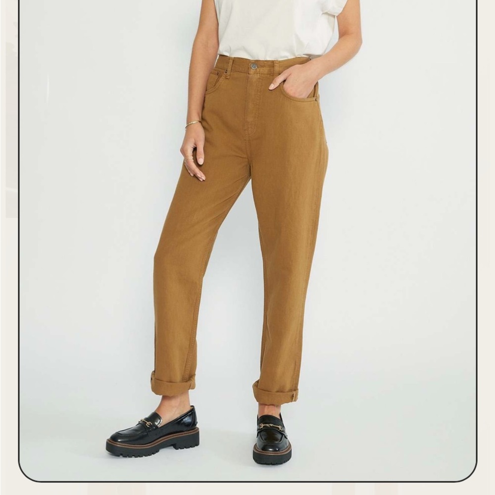 Etica Tan Boyfriend Jeans High-Waisted Relaxed Fit